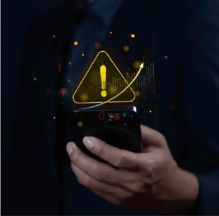 Notificare de alarmă primită pe telefon